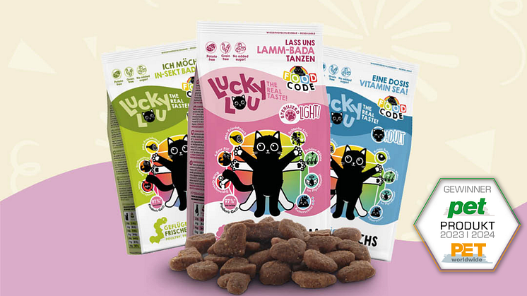 Pet Produkt des Jahre - Lucky Lou's FoodCode
