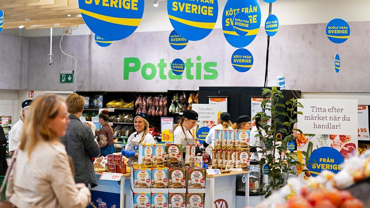 Bild från Smaka på Från Sverige på Coop Västberga i september 2024.