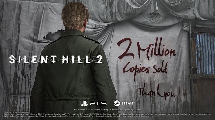 SILENT HILL 2 remake, KONAMI's intense psychological horror masterpiece surpasses 2 million units sold