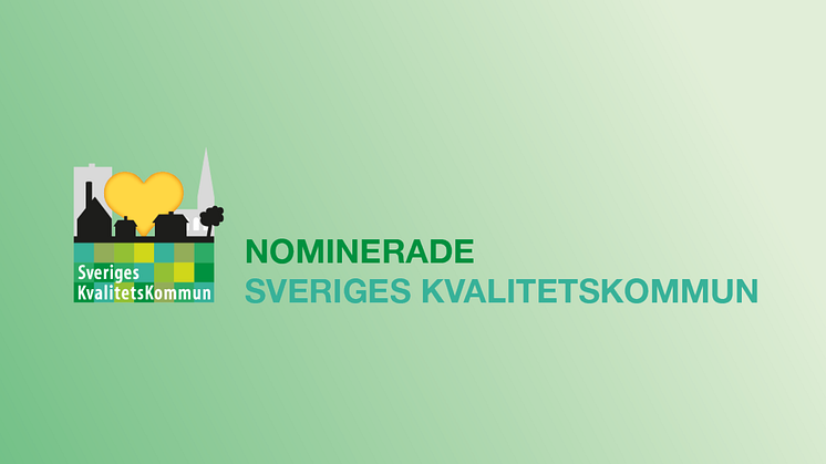 Åtta kommuner nominerade till Sveriges KvalitetsKommun 2025
