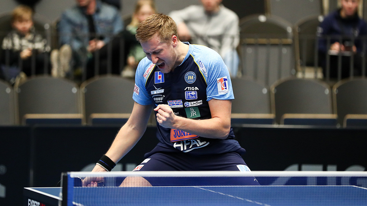 Landslagsspelaren Mattias Falck, uppvuxen i Karlskrona med Lyckeby BTK som moderklubb. Foto: Linda Carlsson/SBTF