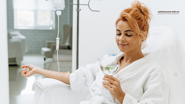 Recharge with NAD+ IV therapy! Boost energy and focus at London Blood Tests.