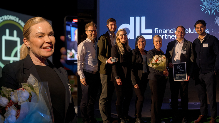 Mirka Barvaeus, Nordic Asset Sales Manager på DLL Nordics under Circular Electronics Award