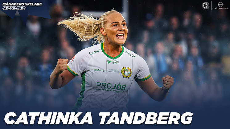 Cathinka Tandberg blir månadens spelare i September