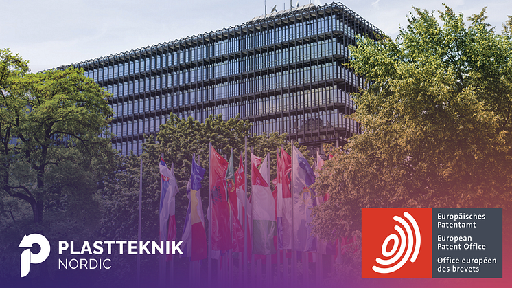 European Patent Office unveils new set of innovative technology intelligence tools for at Plastteknik Nordic in Malmö,Sweden