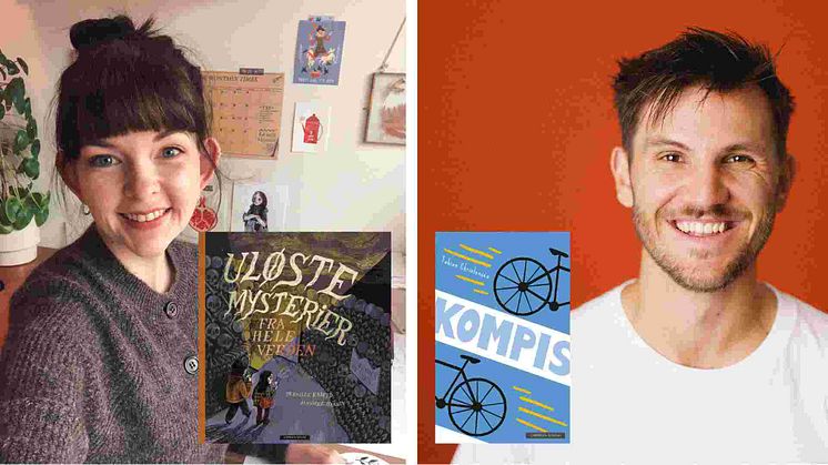 Fabian Christensen og Jannicke Hansen er begge nominert til Kultur- og likestillingsdepartementets barne- og ungdomslitteraturpris.