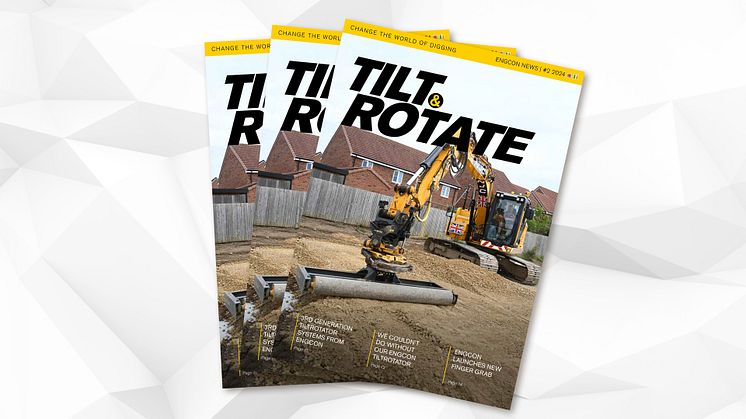 For all excavator enthusiasts - the fall 2024 issue of Tilt & Rotate is out now!