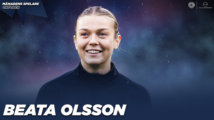 Beata Olsson blir Månadens Spelare i oktober