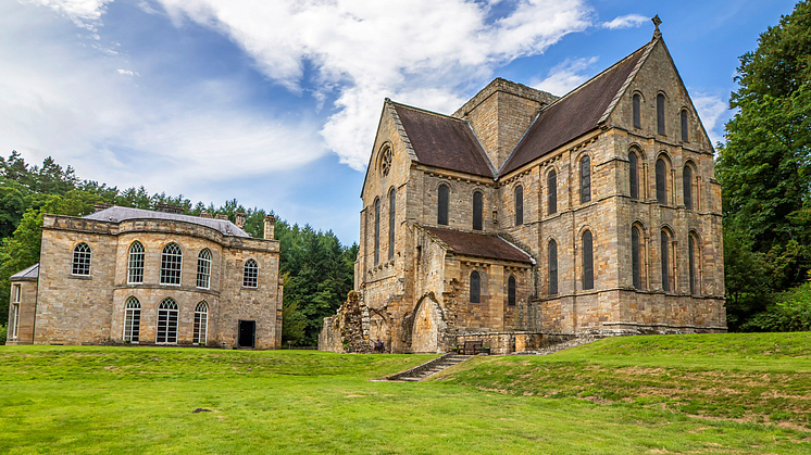 Brinkburn Priory and Manor House in Northumberland. Photo courtesy of English Heritage.