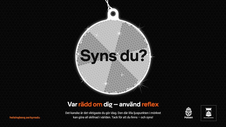 Se till att synas i mörkret!