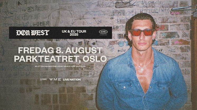 DON WEST TIL PARKTEATRET I SOMMER!