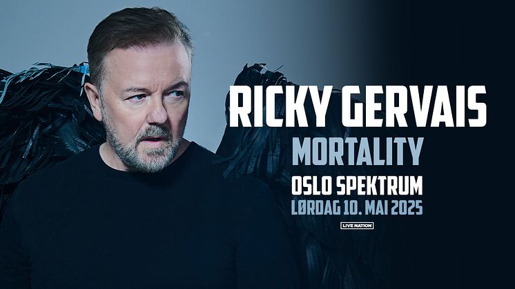 RICKY GERVAIS TIL OSLO SPEKTRUM LØRDAG 10. MAI 2025!