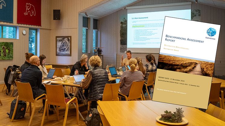 I slutet av november genomförde Destination Järvsö en unik och öppen hållbarhetsgranskning tillsammans med tredjepartsgranskaren Daniel Frey för certifieringsorganet EarthCheck. Foto: Destination Järvsö.