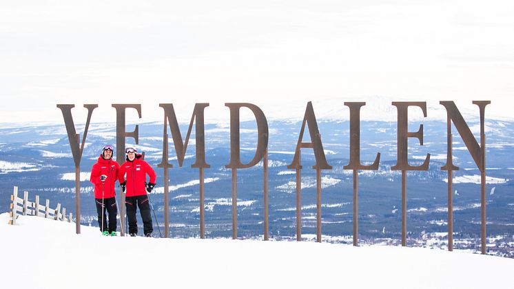 Anders Lundqvist, Destinationschef SkiStar Vemdalen samt Stefan Sjöstrand, VD SkiStar