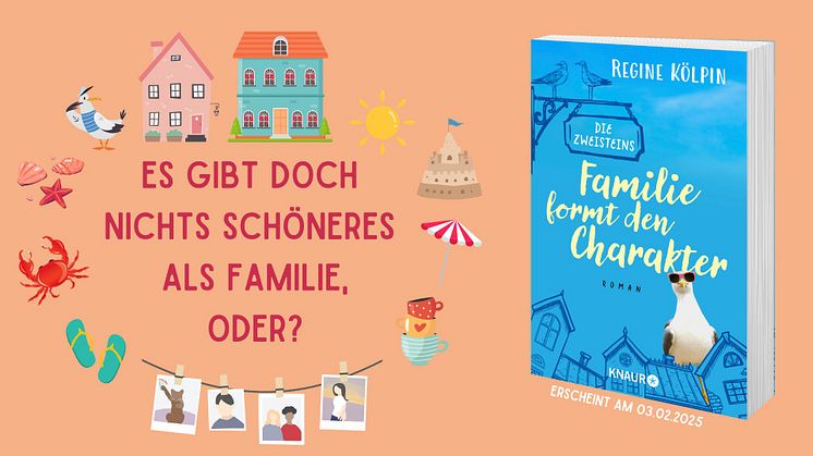 Heiterer Familienroman mit friesischem Charme: Willkommen bei den Zweisteins!