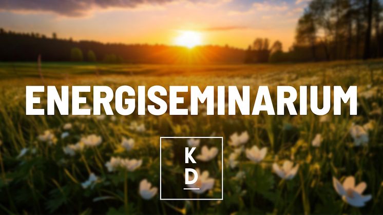 Pressinbjudan till Energiseminarium i samband med Kristdemokraternas höststämma