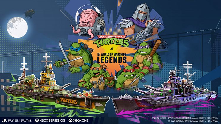 Teenage Mutant Ninja Turtles and brand-new Badges make waves in April’s update for World of Warships and World of Warships: Legends