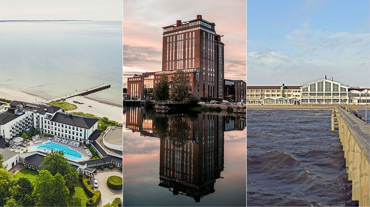 Ystad Saltsjöbad, Steam Hotel og Falkenberg Strandbad er på Condé Nasts liste over verdens bedste hoteller.