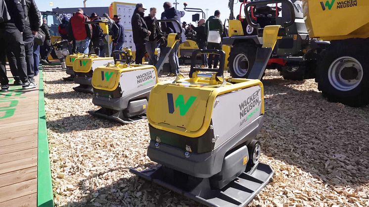 Wacker Neuson zeigt elektrifizierte Baumaschinen im Serieneinsatz