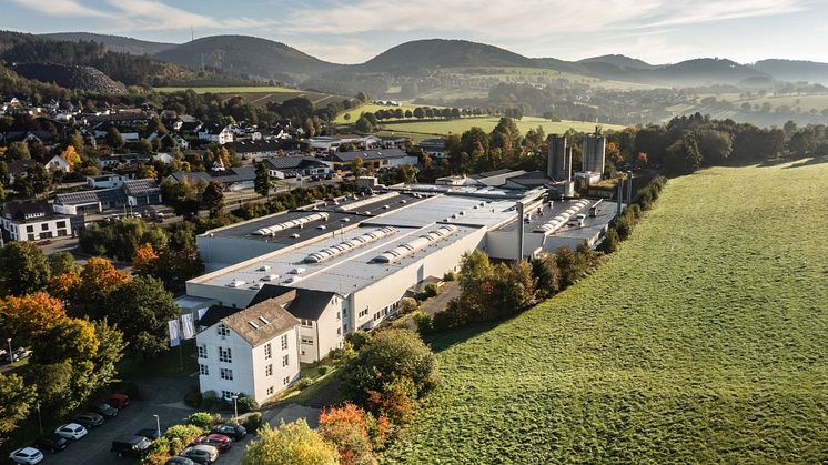 burgbad hat an allen drei deutschen Standorten (hier Bad Fredeburg/Schmallenberg) ein Energiemanagementsystem nach ISO 50001 