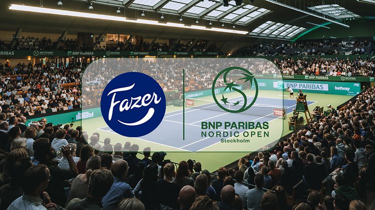 Livsmedelskoncernen Fazer blir ny huvudpartner till BNP Paribas Nordic Open.