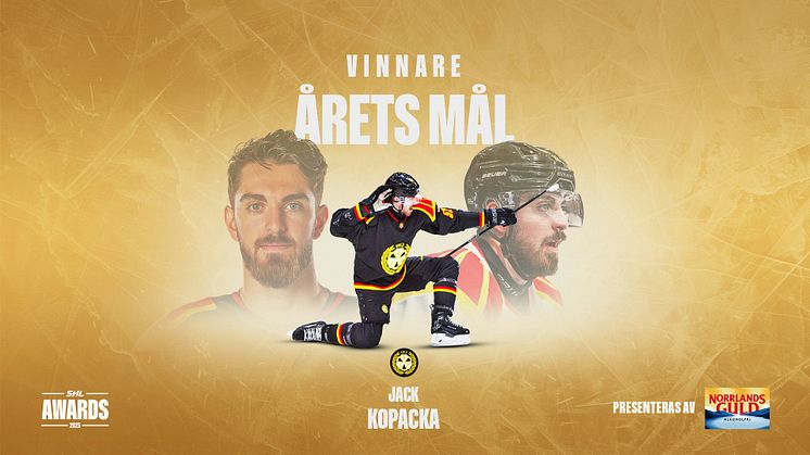 Jack Kopacka vinnare i Årets Mål i SHL 2024/25!