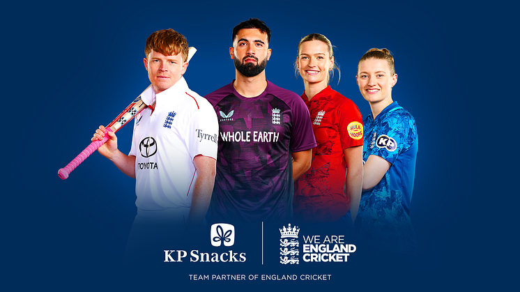 ECB and KP Snacks announce partnership to become official team partner of England Cricket