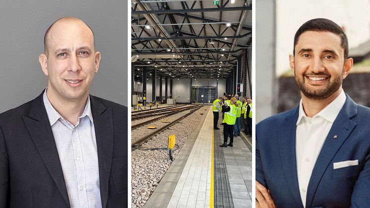 Magnus Andersson (S), ordförande Hallsbergs kommunstyrelse och Ahmad Eid (M), vice ordförande Nyköpings kommunstyrelse. Pressbilder.