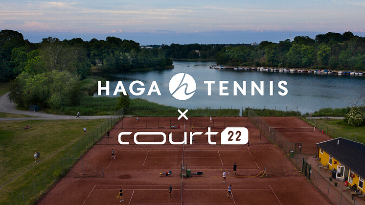 Tennis mitt i den idylliska Hagaparken i Stockholm