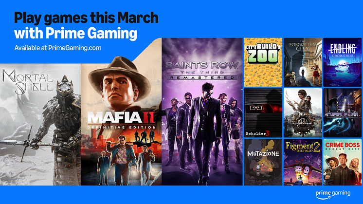 Prime Gaming March Content Update