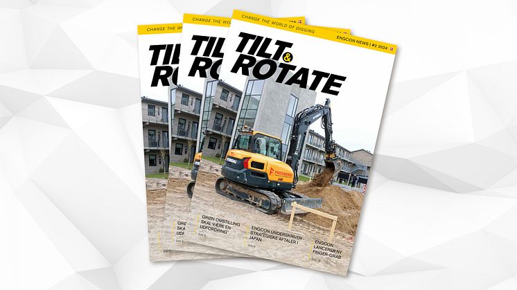 Til alle gravemaskineentusiaster – efterårsnummeret af Tilt & Rotate er ude nu!