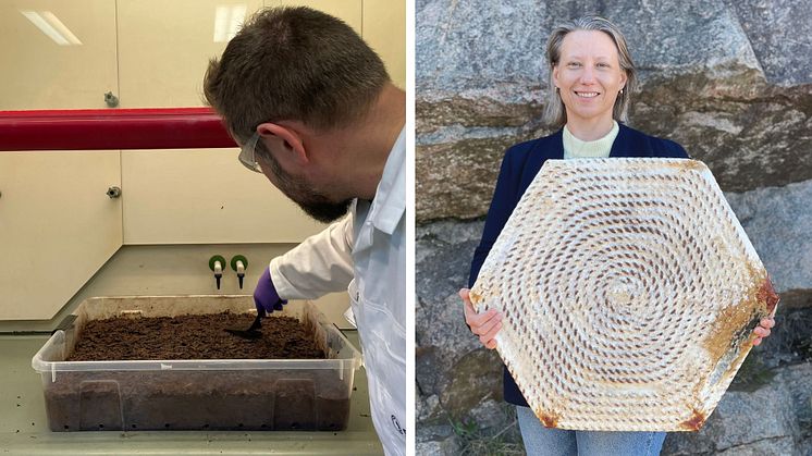 SINTEF og Biospinout One utvikler nye, miljøvennlige og faste fallunderlag i innovasjonsprosjekt. Foto: SINTEF/Biospinout One