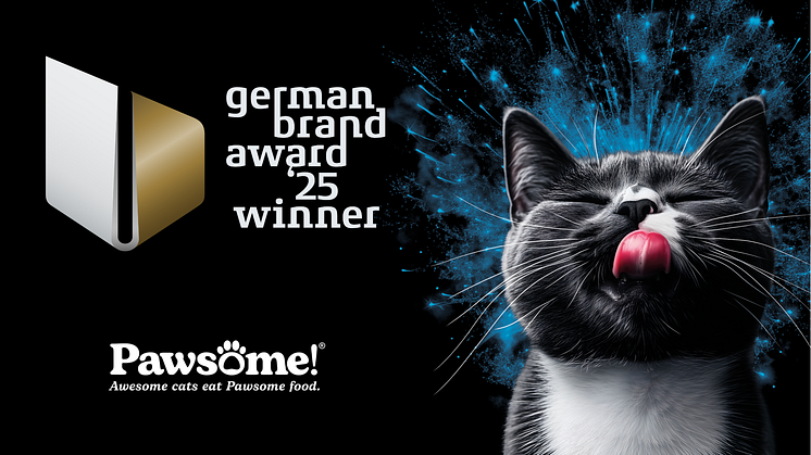 PAWSOME! gewinnt den German Brand Award 2025 – doppelte Auszeichnung für die innovative Katzenfuttermarke von Pets Nature.