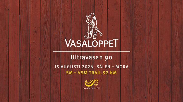 Ultravasan 90 får SM-status 2026