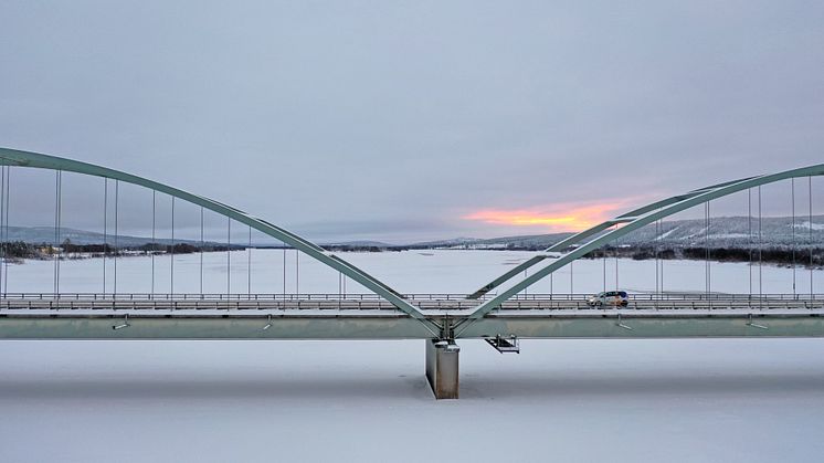 Bron mellan Övertorneå och Ylitornio. 