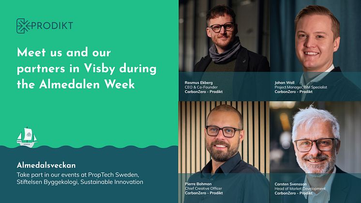 Meet us and our partners in Visby during the Almedalen Week