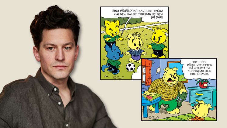 Foto (av Henrik Wahlström): Gabriel Liljevall. Illustration: Adam Blomgren/copyright Rune Andréasson.