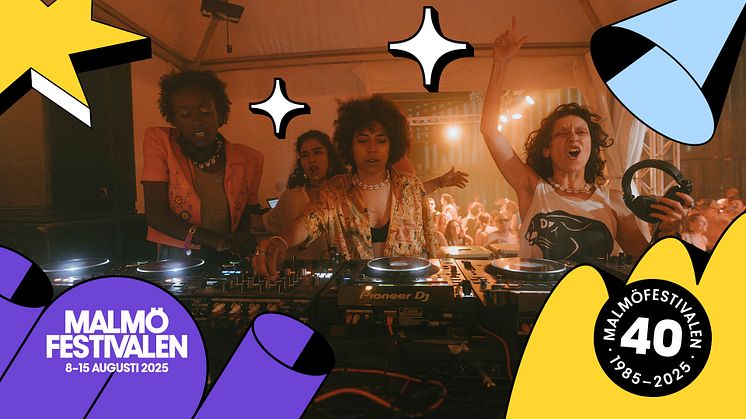 Dj-kvartetten Tropical DJipsies spelar på Malmöscenen 9 augusti. Pressbild