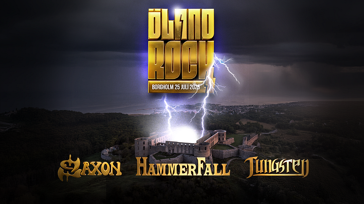 Ny rockfestival i Borgholms Slottsruin!