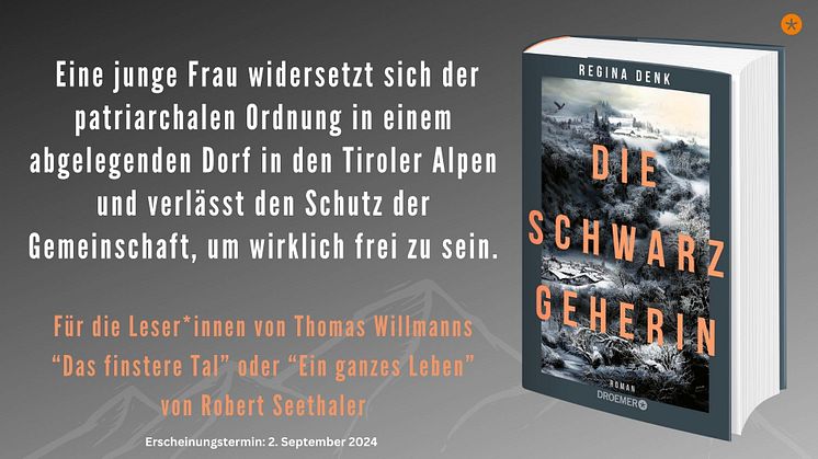 Neuerscheinung: "Die Schwarzgeherin" - eine packende Geschichte um weibliche Rebellion und Selbstbestimmtheit