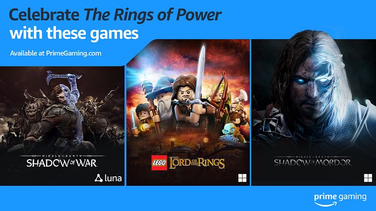 Celebrate the Season 2 Premiere of The Lord of the Rings: The Rings of Power with these great free games from Prime Gaming