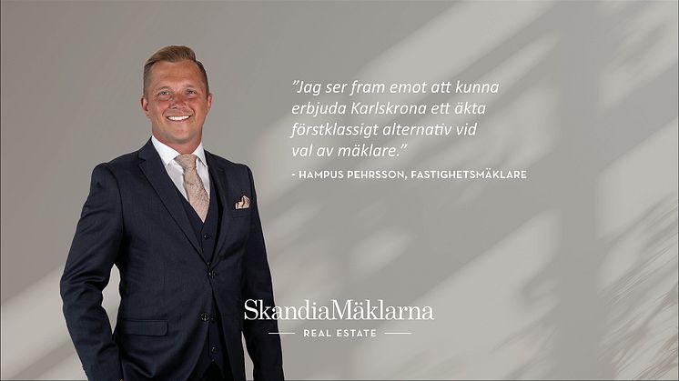 SkandiaMäklarna öppnar upp i Karlskrona