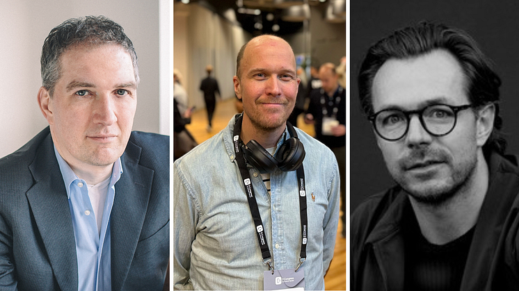 Jens Bargmann, VP Retail at Adform, Björn Karlström, Head of Retail Media at Voyado and  Martin Jensen, VP Partnerships at Kevel.