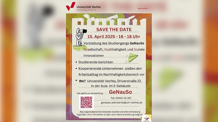 Der Studiengang „GeNauSo - Gesellschaft, Nachhaltigkeit und Soziale Innovationen" stellt sich vor