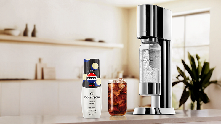 SodaStream lanserar Pepsi Max Vanilla och Tonic No Sugar – två nya favoriter för hemmabubblaren