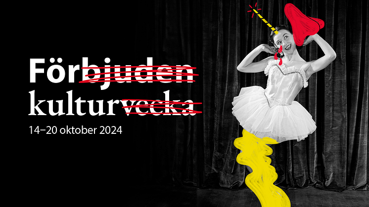 Pressinbjudan: Programsläpp Förbjuden kulturvecka 2024 