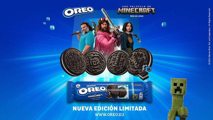 Entra en un mundo de diversión de la mano de OREO y ‘Una Película de Minecraft’