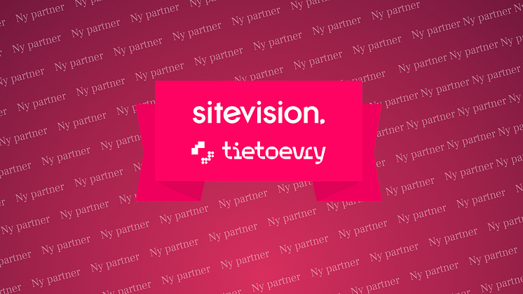 Sitevision och Tietoevry Create inleder strategiskt partnerskap.