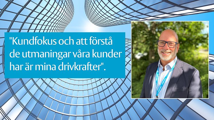 Martin Hasselberg är ny säljare hos ASSA ABLOY Opening Solutions.