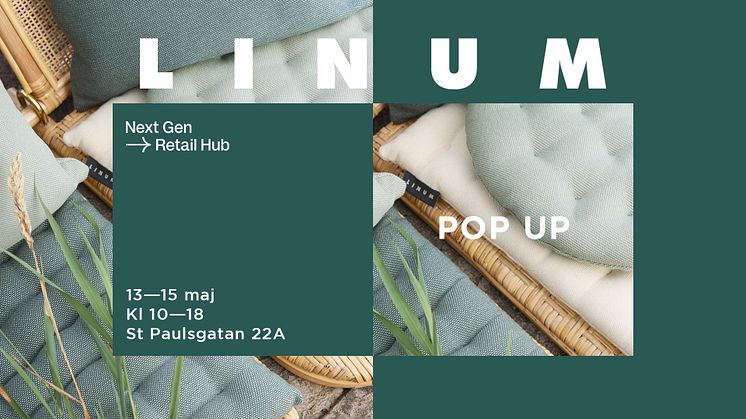 Besök LINUM mellan 13 och 15 maj. 